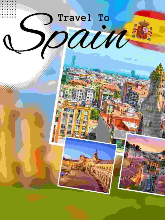 Yellow White Travel to Spain Pro